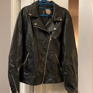 H&M leather jacket